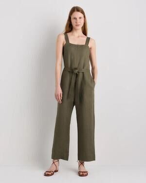 Quince 100% European Linen Square Neck Size S